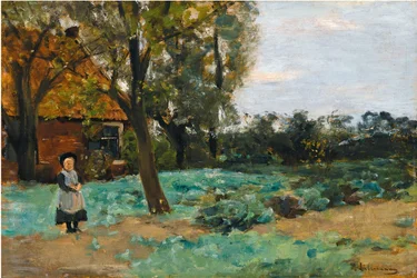 Dutch Farmhouse with Child